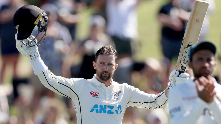 Devon Conway made his second century of testing to give New Zealand the best on day one at Mount Maunganui