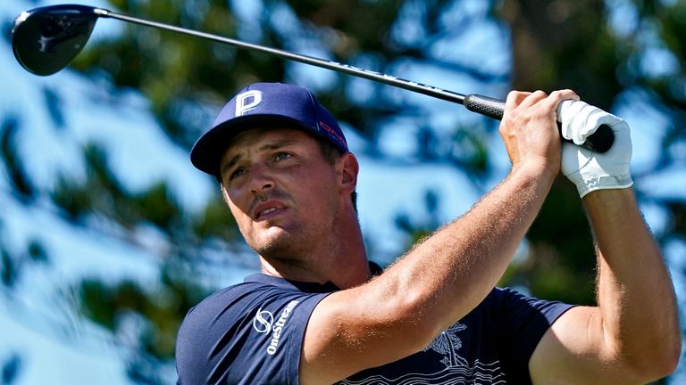 Bryson DeChambeau, the 2020 US Open champion, will tee off at 1.02pm on Friday