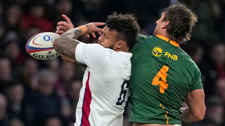 Courtney Lawes captained England to victory over South Africa in Owen Farrell's absence
