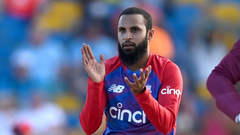 Adil Rashid became England's highest wicket-taker in T20 internationals