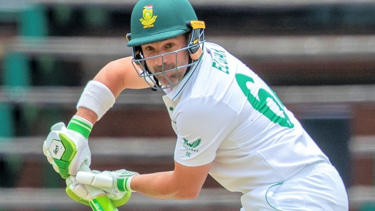 Dean Elgar hit an unbeaten 96 to lead South Africa to a seven-wicket win over India in the second test