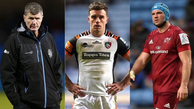 Exeter's Rob Baxter, Leicester's George Ford and Munster's Tadhg Beirne have key Champions Cup fixtures this weekend