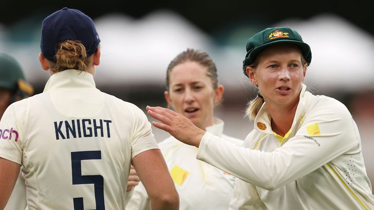 Meg Lanning was 'frazzled' after a frenetic end to the Test at the Manuka Oval