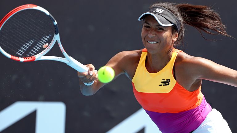Heather Watson showed encouraging signs in her victory over Mayar Sherif