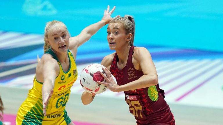 Jess Thirlby's England outfit finished the Netball Quad Series with a tough loss in the final