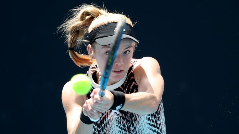 Die Britin Katie Swan hat in ihrer Qualifikation zu den Australian Open eine Niederlage erlitten 