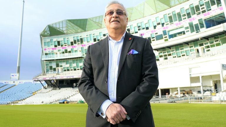 Lord Patel was appointed as a director and chair of Yorkshire County Cricket Club on November 5