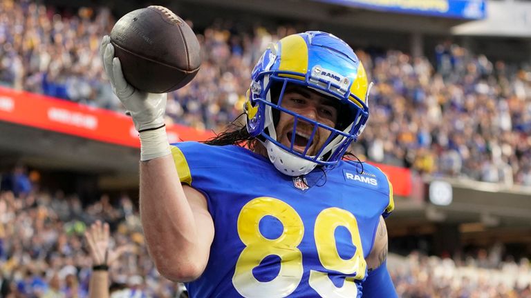 Los Angeles Rams tight end Tyler Higbee has been ruled out of the Super Bowl due to injury