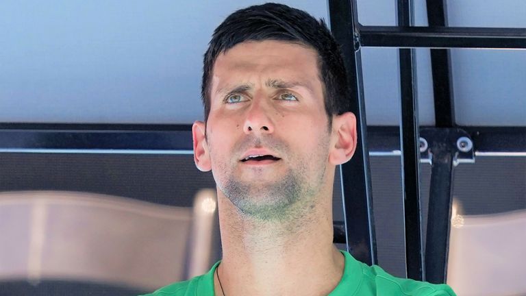 Novak Djokovic is awaiting an appeal hearing after his visa was revoked by the Australian government for the second time