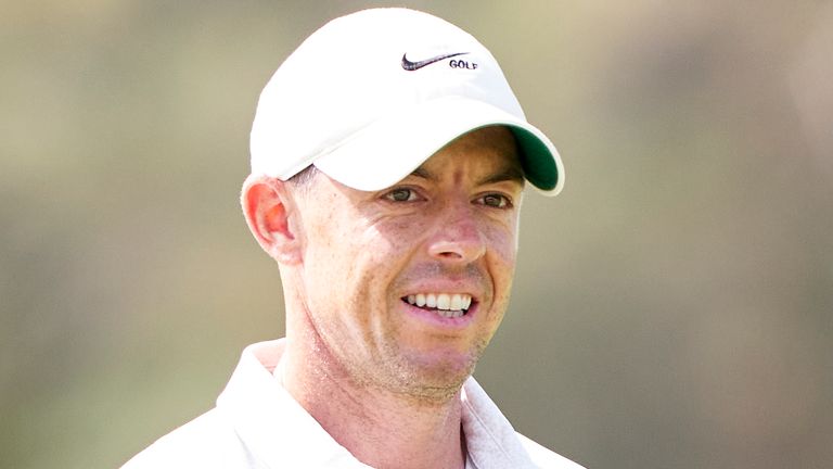 Rory McIlroy is four off the halfway lead in Dubai