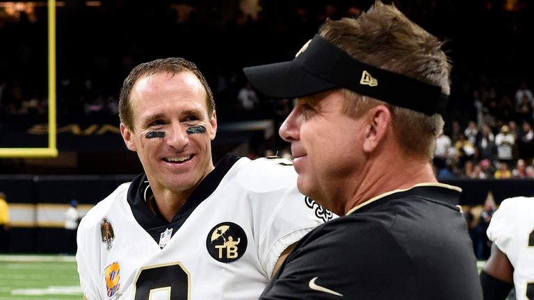 Drew Brees and Sean Payton enjoyed nine play-off appearances together at the Saints