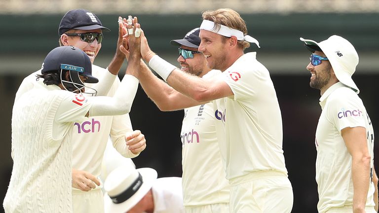 Stuart Broad is now second on England's list of all-time Ashes wicket-takers