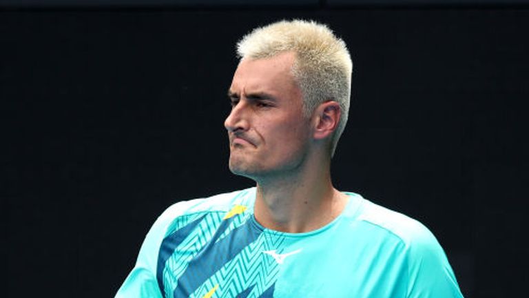 Бернар Томич играеше в квалификационния турнир за Australian Open