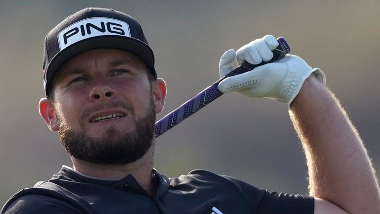 Tyrrell Hatton is on nine under and will play alongside Harding on Saturday