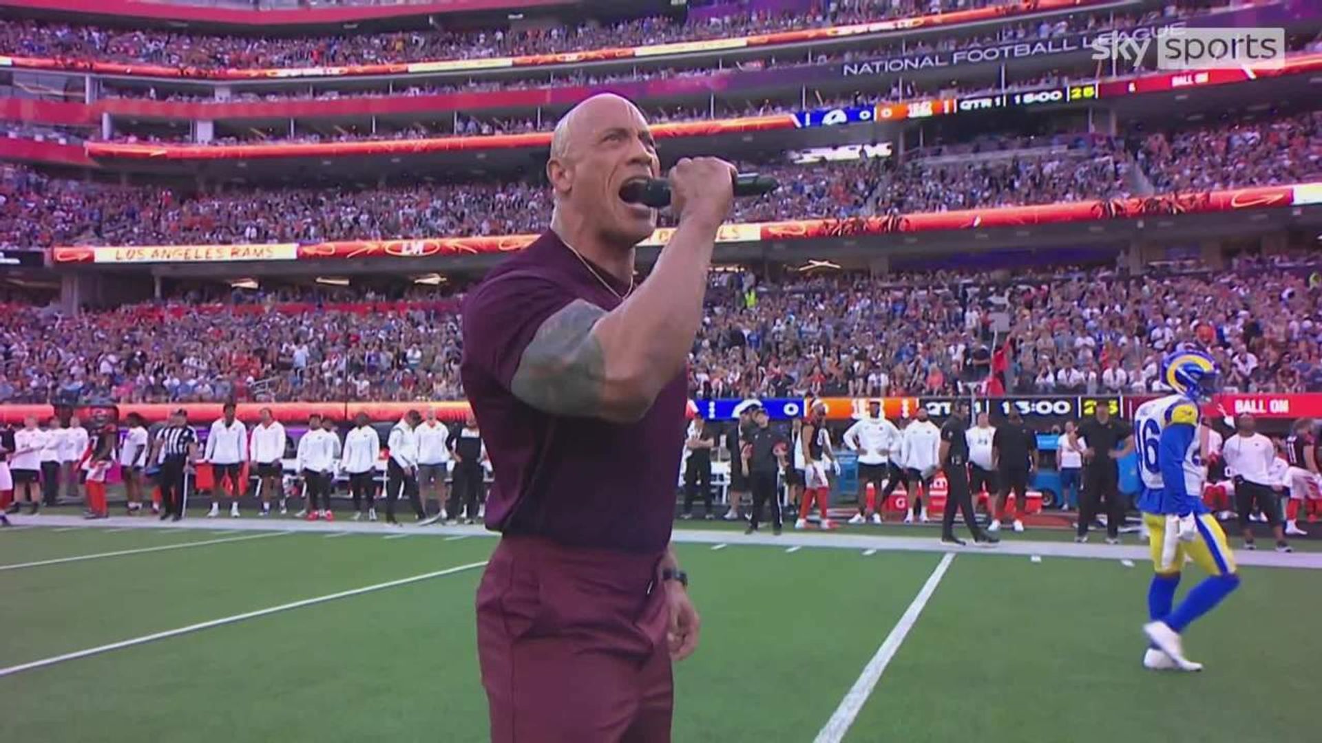 FINALLY! The Rock's electrifying Super Bowl intro!
