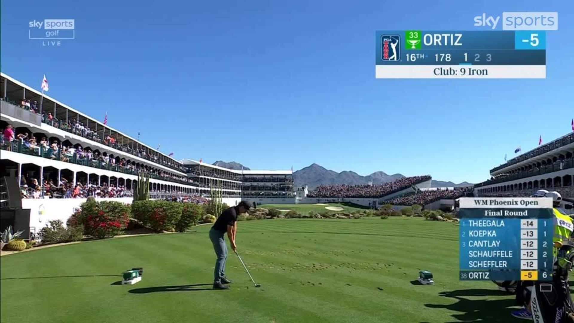 Ortiz makes a hole in one on 16th at Scottsdale!