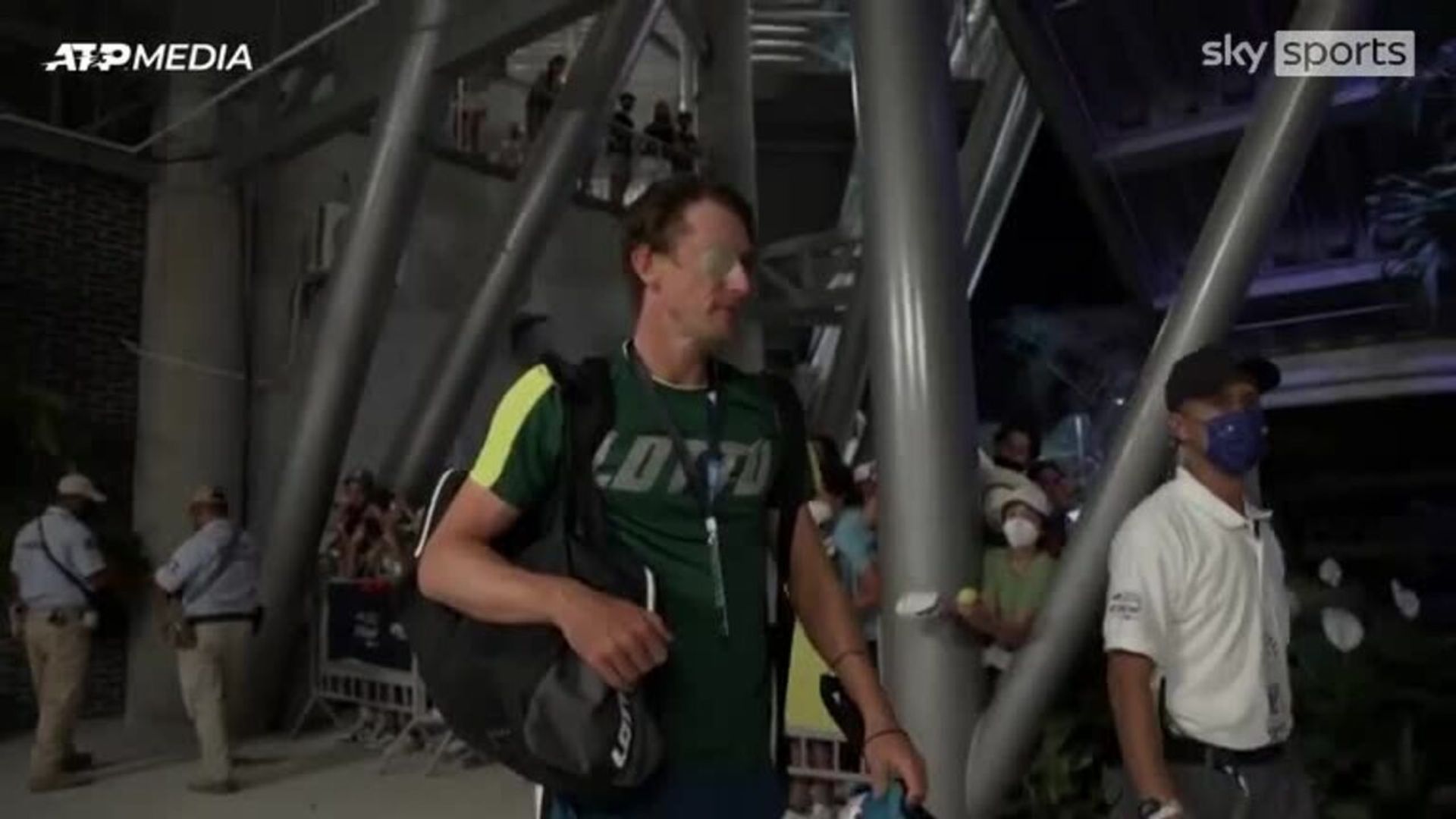 Millman suffers freak eye injury