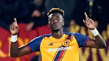 Tammy Abraham's last-minute winner was his 12th Serie A goal of the season
