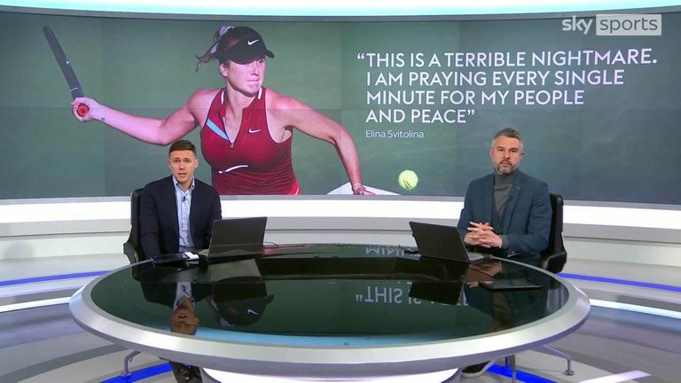 Elina Svitolina says it's 'heartbreaking' seeing what is happening in her homeland of Ukraine