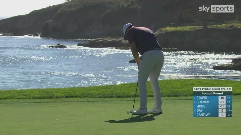 Highlights of the second round of the AT&T Pebble Beach Pro-Am and Drive On Championship