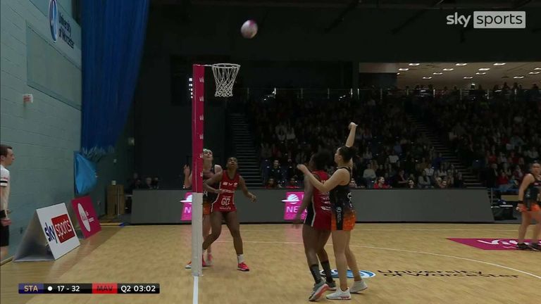 Watch the best moments from the match between Severn Stars and Saracens Mavericks