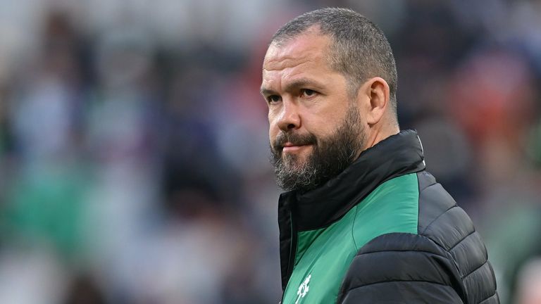 Ireland head coach Andy Farrell spoke to media about his side's scrum and the learnings taken 