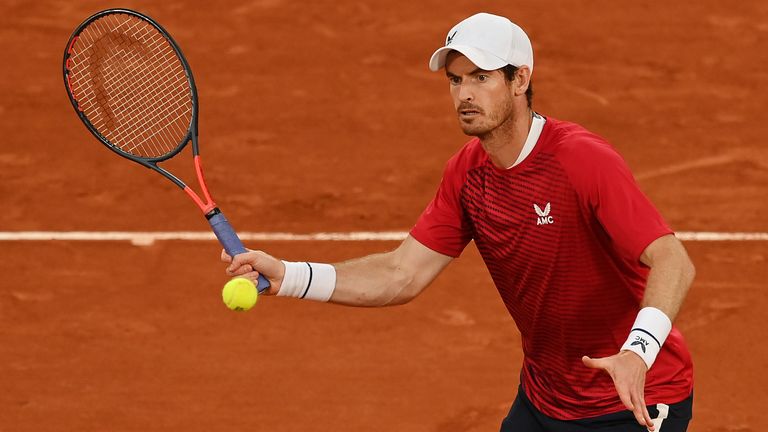 Andy Murray's only French Open appearance in the last four years came in 2020 