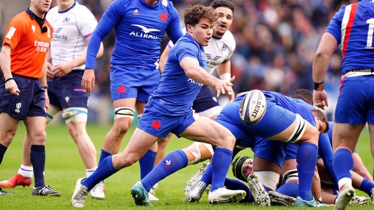 Antoine Dupont delighted with France's performance against Scotland