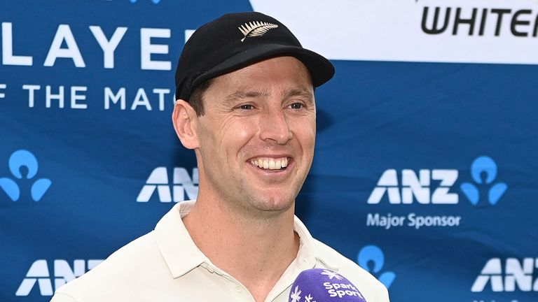 Matt Henry was named player of the match after taking nine wickets and scoring an unbeaten half-century