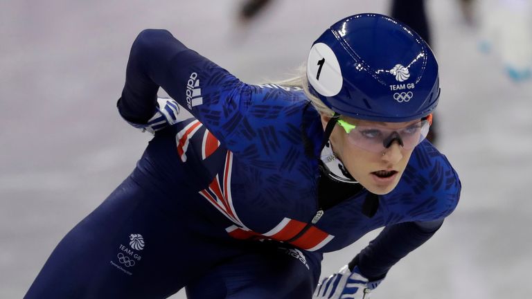Elise Christie has vowed to get back out on the track