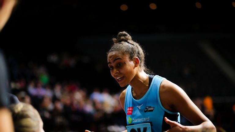 Watch highlights of the contest between Team Bath Netball and Surrey Storm
