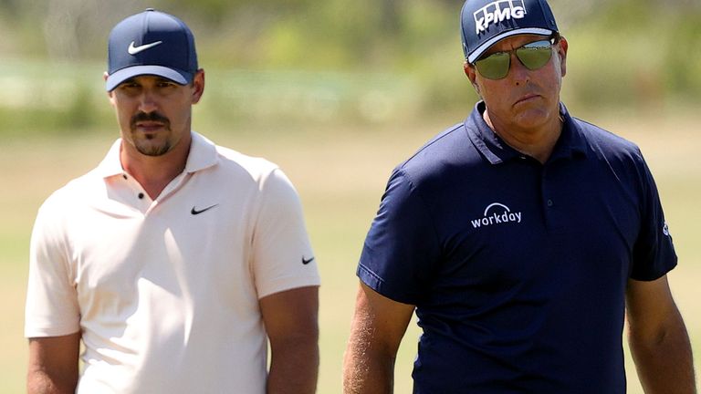 Brooks Koepka believes the backlash from Phil Mickelson's comments won't stop players from joining the Saudi Golf League 