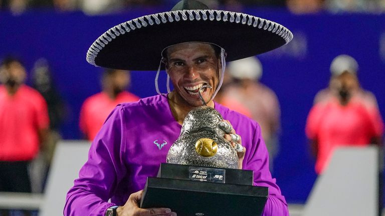 Rafael Nadal extend his career-best start for a season to 15-0 as he won his 91st ATP title