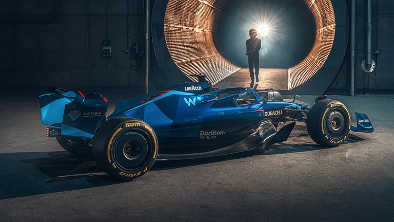   Williams' 2022 car, the FW44