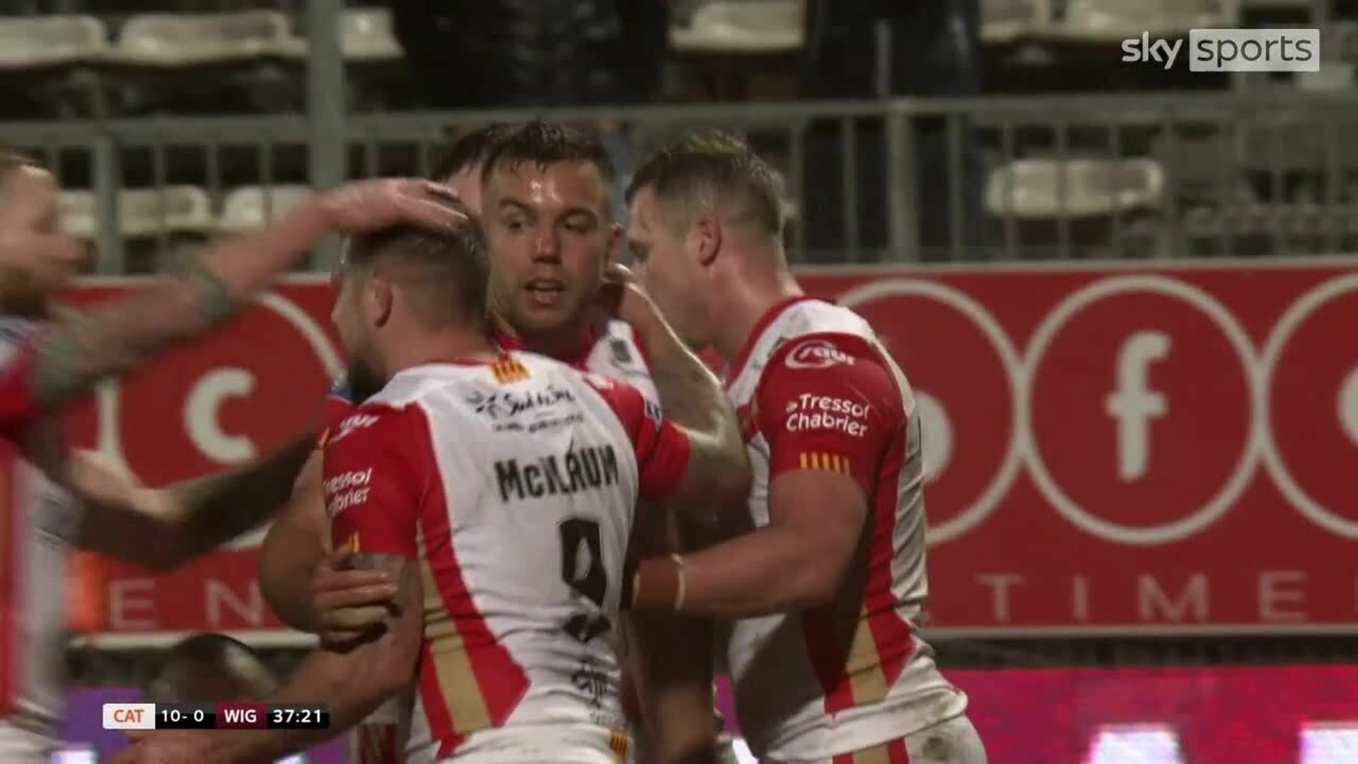 Catalan Dragons 28-0 Wigan Warriors