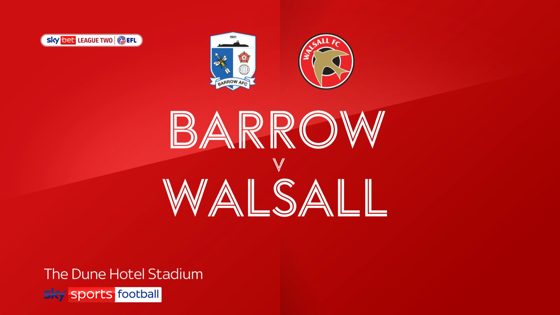 Barrow end Walsall's unbeaten start to the season