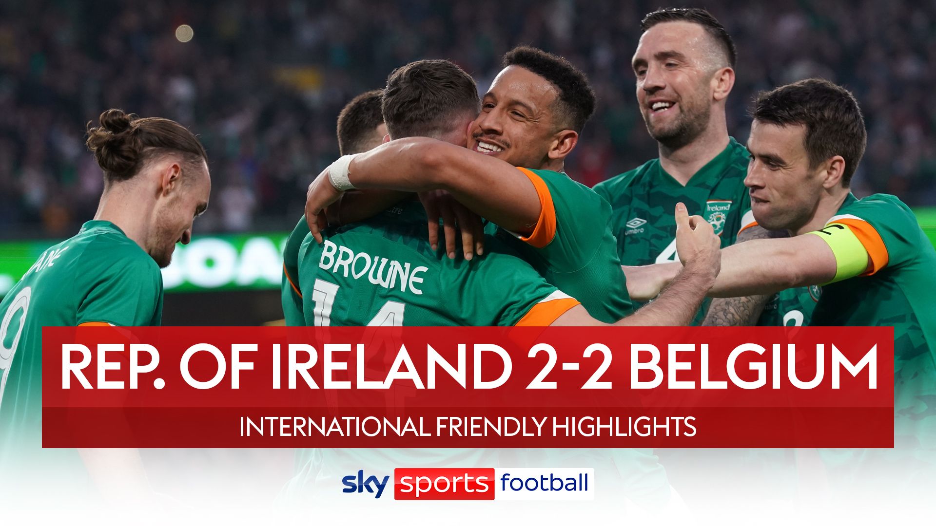 Rep of Ireland 2-2 Belgium
