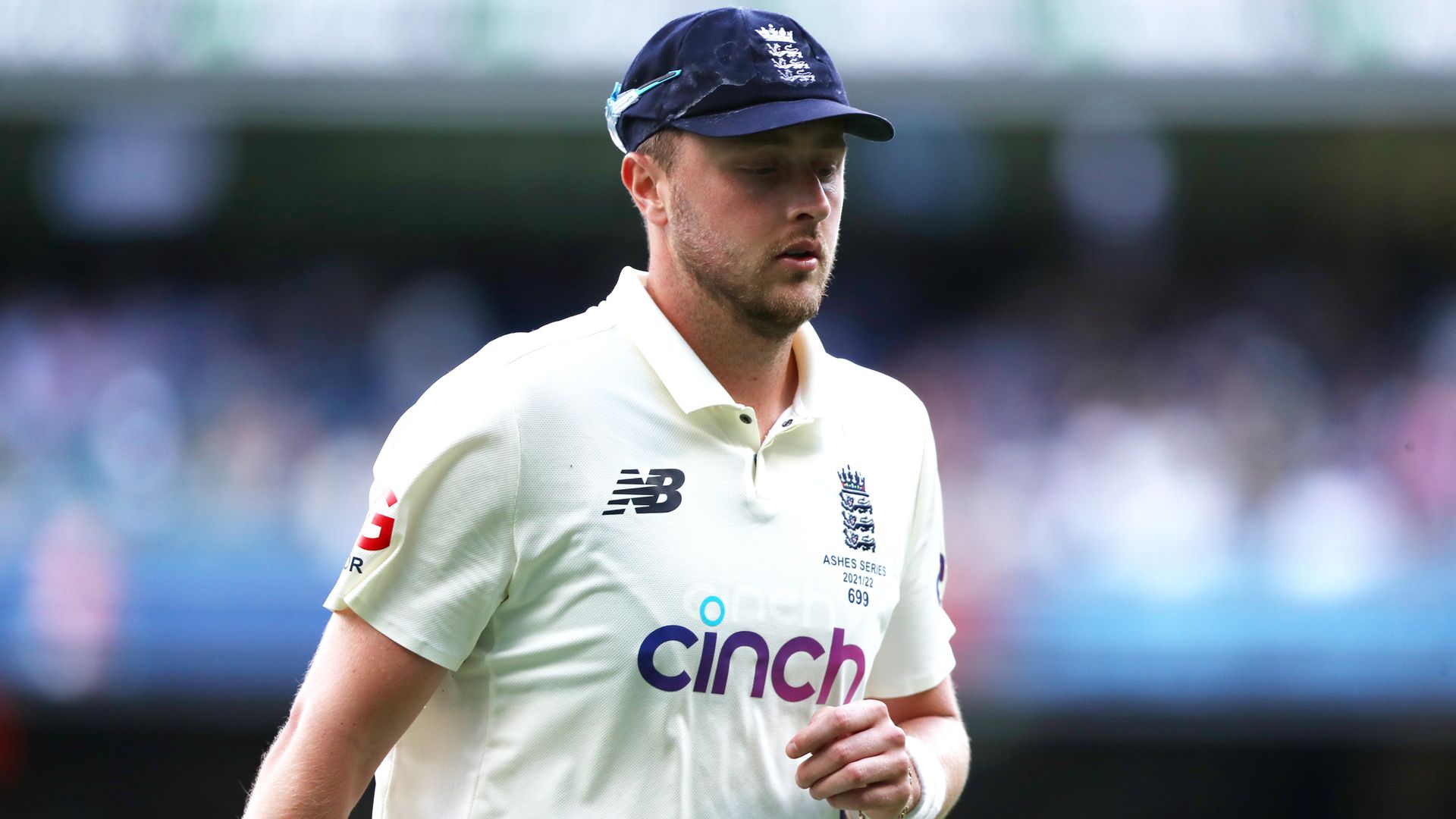 Robinson out of England's first Test vs West Indies