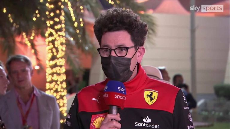 Ferrari team principal Mattia Binotto was delighted after Charles Leclerc claimed pole position for the Bahrain Grand Prix.