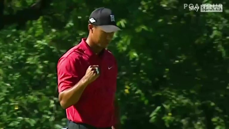 Eche un vistazo a algunos de los éxitos más memorables de la carrera récord de Woods en el PGA Tour