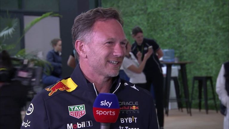 Red Bull boss Christian Horner discusses the performance of  Sergio Perez and the whole team in developing their new car