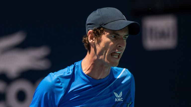 Andy Murray fell 6-4 6-2 to world No 2 Daniil Medvedev in the second round in Miami