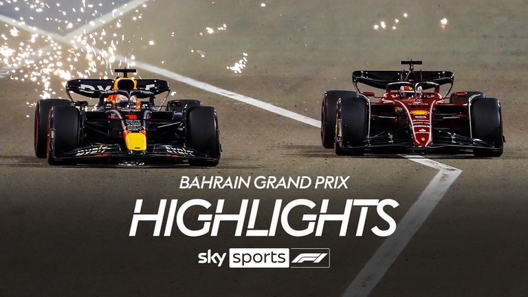 Highlights of the opening race of the 2022 Formula 1 season from Bahrain