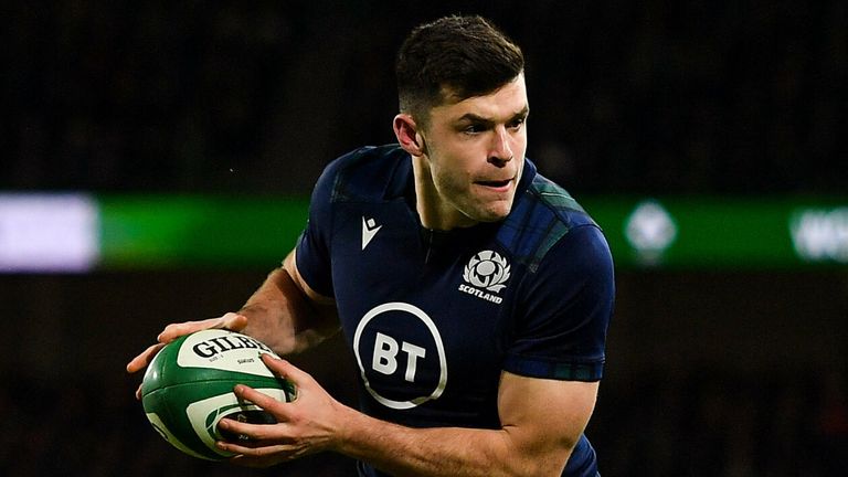 Blair Kinghorn will start for Scotland ahead of Finn Russell at fly-half (Image credit: Sportsfile)