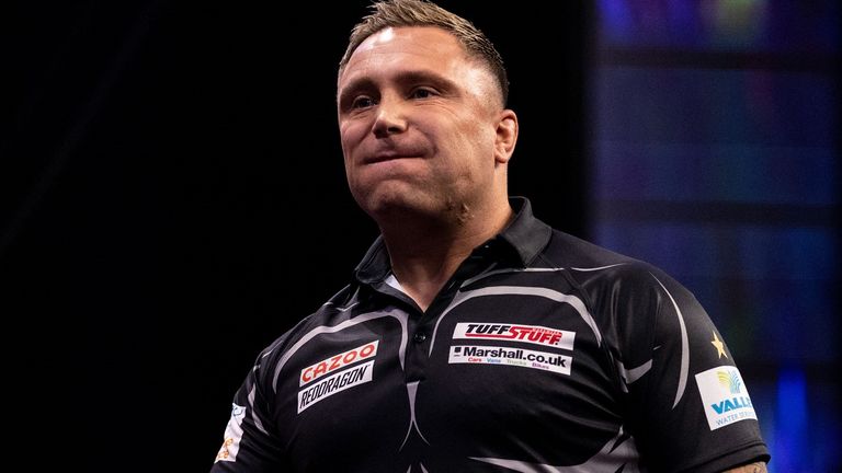 Gerwyn Price continues his title bid against five-time quarterfinalist Dave Chisnall