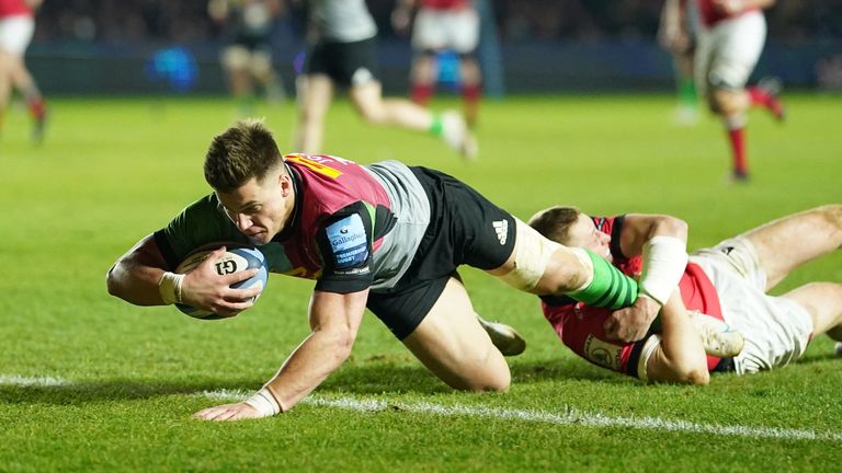 Harlequins' Huw Jones scored their side's first try of the game