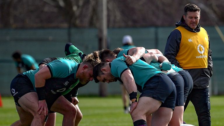 Ireland would have paid particular attention to the scrum in training this week 