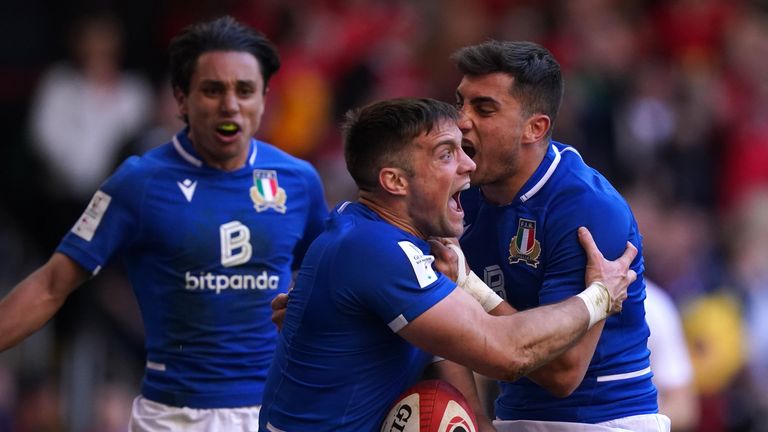 Italy's first championship victory since February 2015 came over the weekend in Wales 