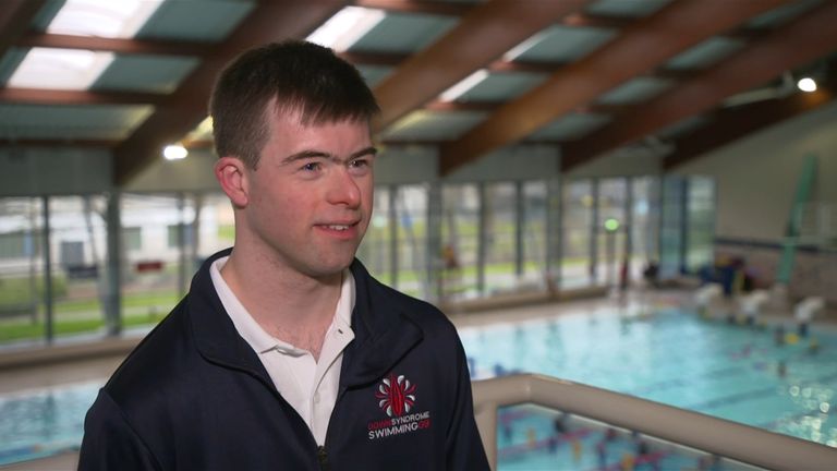 Mark Evens' dream is to compete in the Paralympics