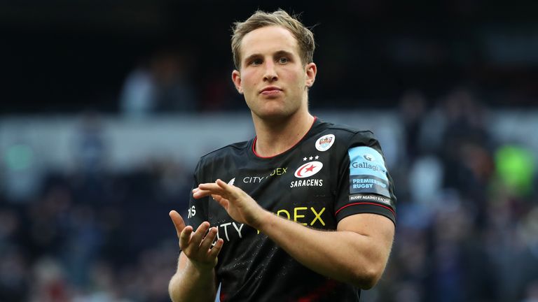 Max Malins scored twice as Saracens beat Bristol at the Tottenham Hotspur Stadium 